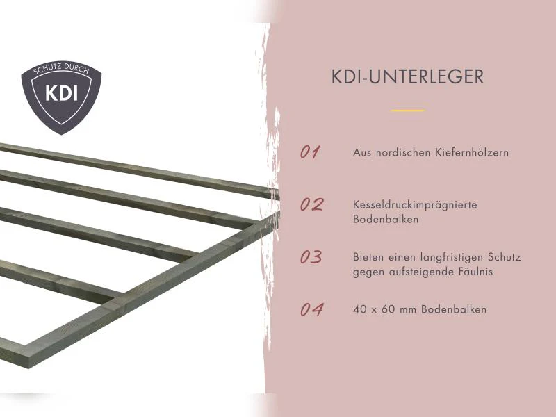 Karibu Hybrid Saunahaus Ares 3, naturbelassen/anthrazit -ohne Ofen- - Image 10