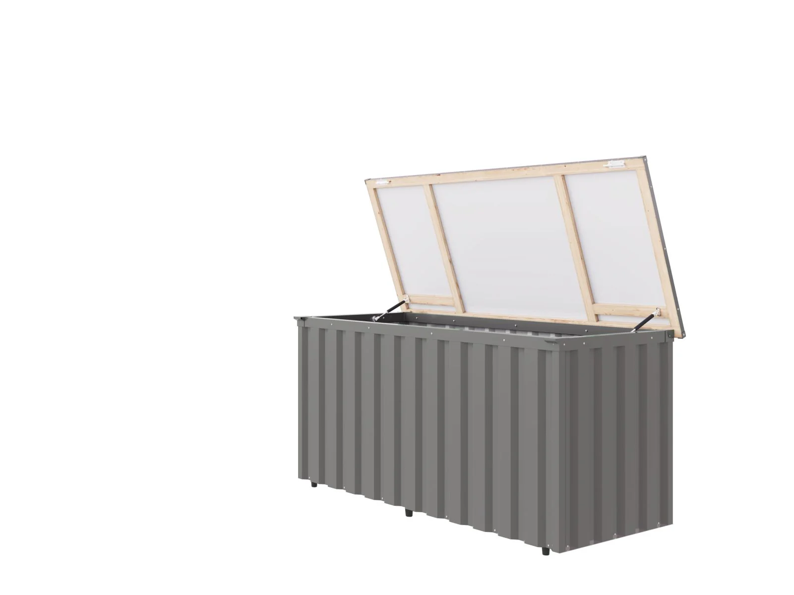 Karibu Metallbox Indium 2, Graualuminium - Image 3
