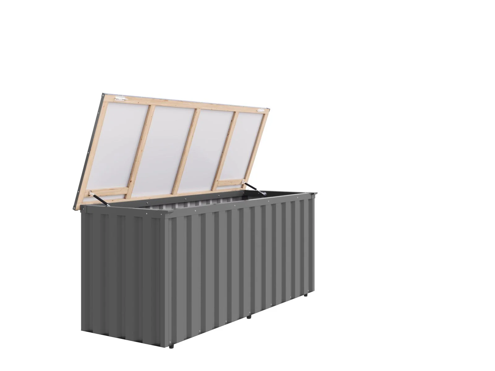 Karibu Metallbox Indium 3, Graualuminium - Image 3