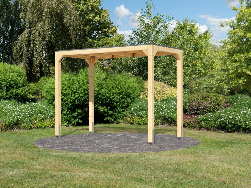 Karibu Pavillon Cubus halb, natur - Image 2