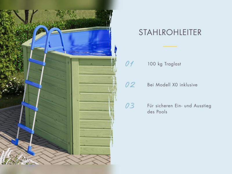 Karibu Pool Modell 0 X kdi - Folie Blau - Image 4