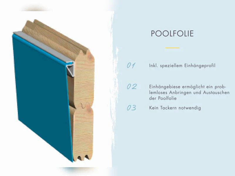 Karibu Pool Modell 0 X kdi - Folie Blau - Image 5