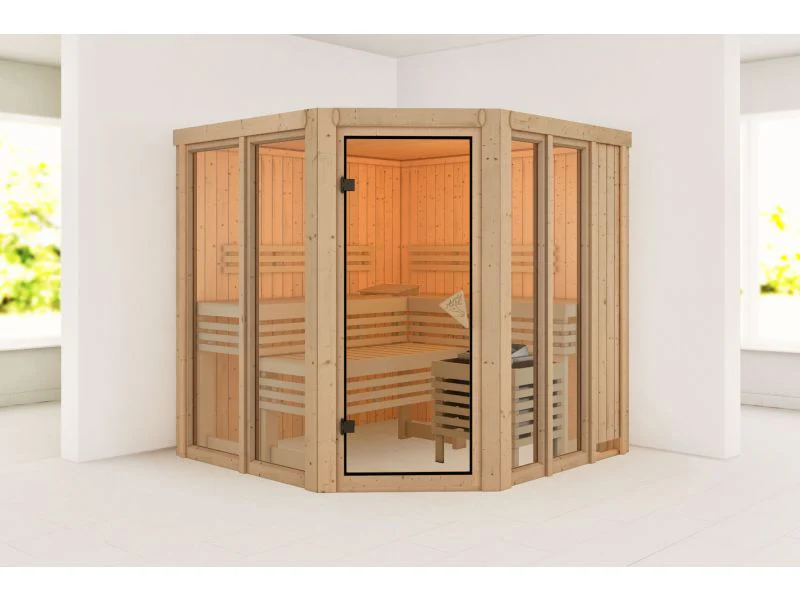 Karibu Sauna Airi, ohne Ofen - ohne Dachkranz - - Image 2