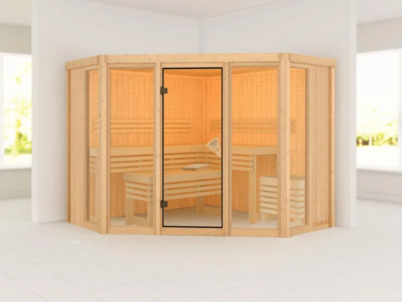 Karibu Sauna Alcinda ohne Ofen 68 mm - Image 4