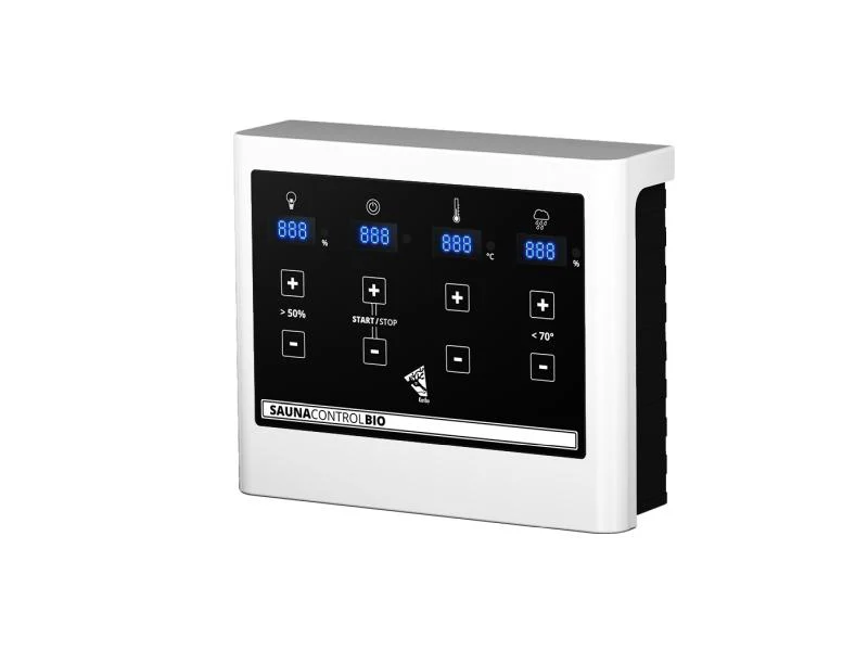 Karibu Sauna Antonia inkl. 9 kW Bioofen ext. Steuerung mit klassischer Saunatür -ohne Dachkranz- - Image 5