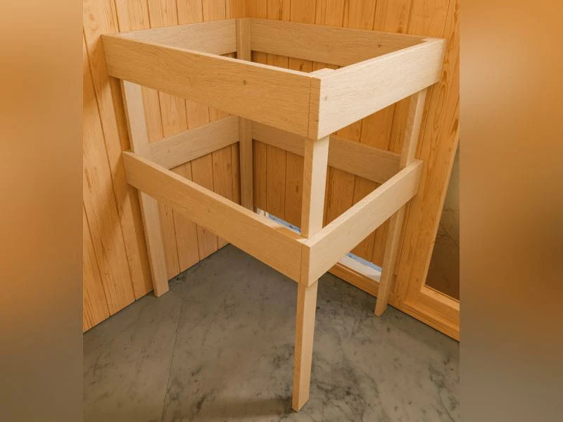 Karibu Sauna Arvika 68 mm inkl. 9 kW Ofen integr. Strg - Image 7