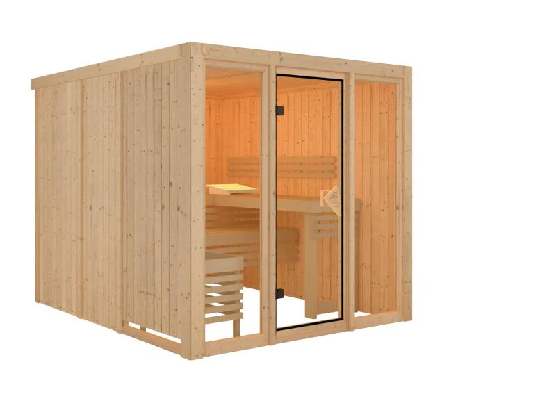 Karibu Sauna Askja Ohne Ofen 68 mm - Image 2