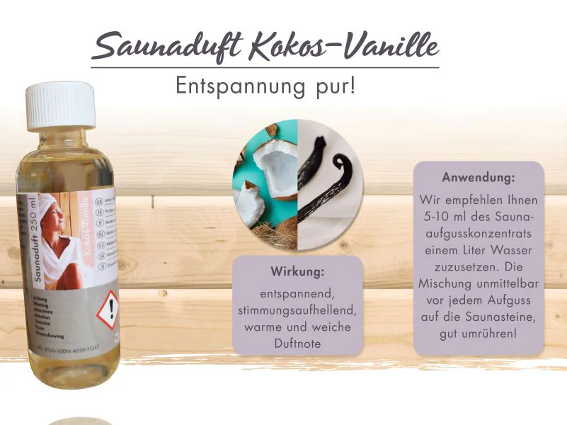 Karibu Sauna Aufgusskonzentrat Kokos Vanille - Image 3