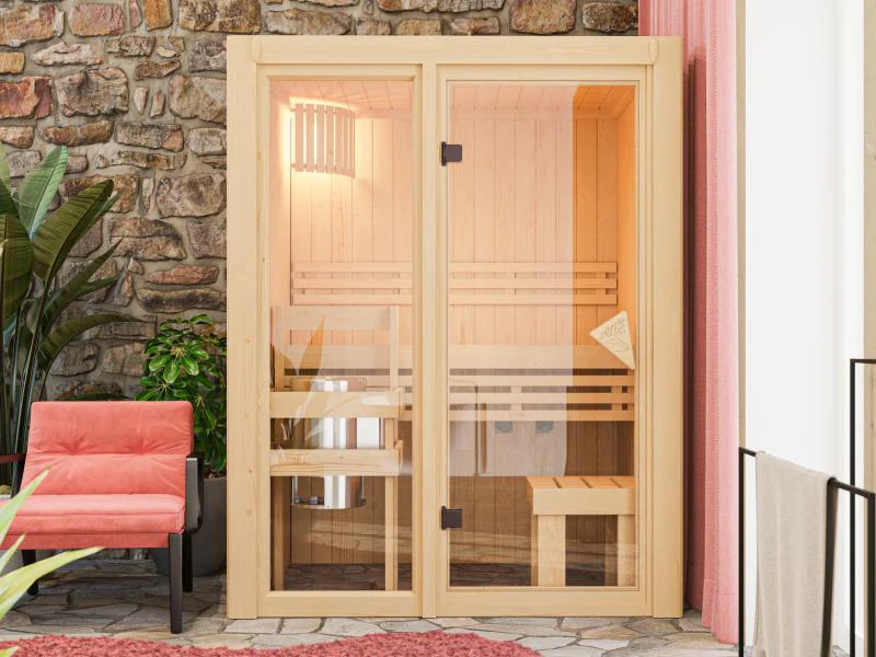 Karibu Sauna Avari 1 - ohne Ofen - ohne Dachkranz - Image 2