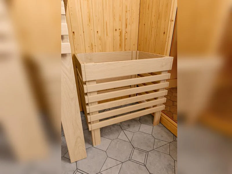 Karibu Sauna Avari 2 inkl. 3,6 kW Ofen ext. Steuerung - ohne Dachkranz - Image 7