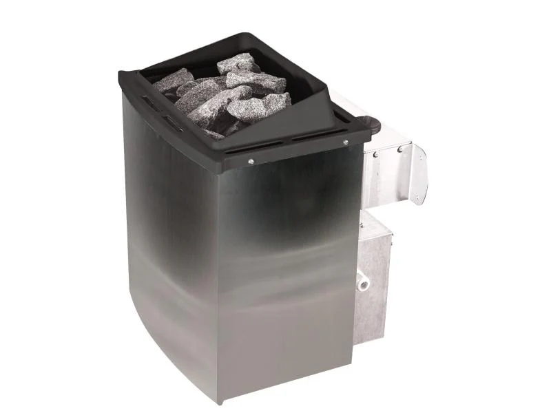 Karibu Sauna Bodin inkl. 9 kW Ofen integr. Steuerung, mit bronzierter Saunatür  -ohne Dachkranz- - Image 6