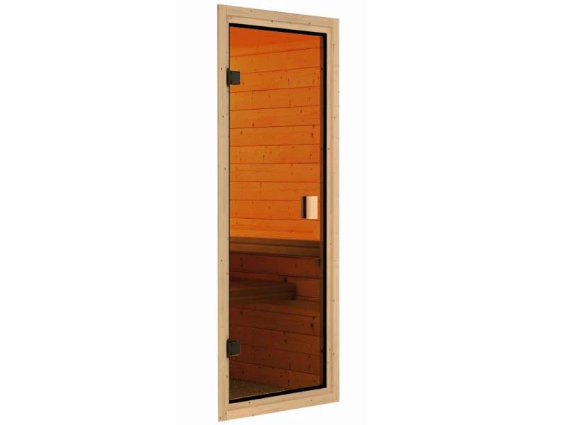 Karibu Sauna Bodo 68 mm inkl. 9 kW Ofen integr. Steuerung - Image 6