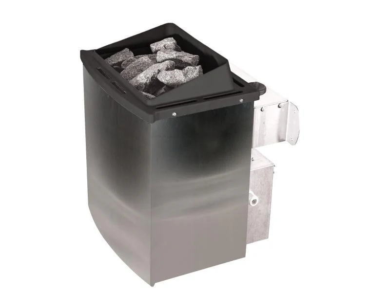 Karibu Sauna Faurin inkl. 9 kW Ofen integr. Steuerung mit klassischer Saunatür -ohne Dachkranz- - Image 4