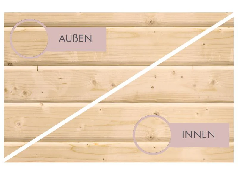 Karibu Sauna Irava 1 - ohne Ofen - ohne Dachkranz - Image 6