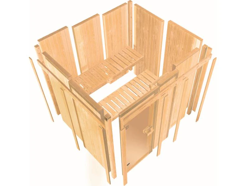Karibu Sauna Irava 2 - ohne Ofen - Image 8
