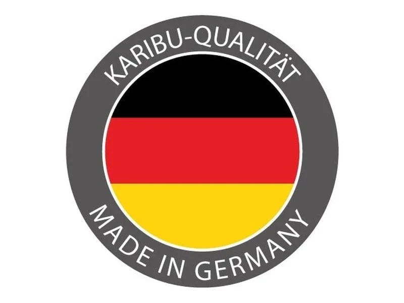 Karibu Sauna Jella inkl. 9 kW Bioofen ext. Steuerung mit klassischer Saunatür -ohne Dachkranz- - Image 12