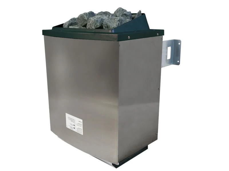 Karibu Sauna Larin inkl. 9 kW Ofen externe Steuerung, mit bronzierter Ganzglastür - mit Dachkranz - - Image 4