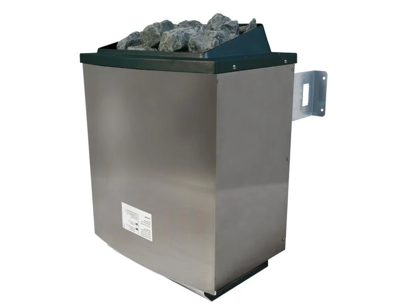 Karibu Sauna Larin inkl. 9 kW Ofen mit externer Steuerung, ohne Dachkranz, mit energiesparender Saun - Image 5