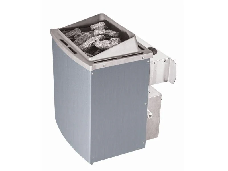 Karibu Sauna Lotta mit 9 kW Ofen integr. Strg 38 mm - Image 4