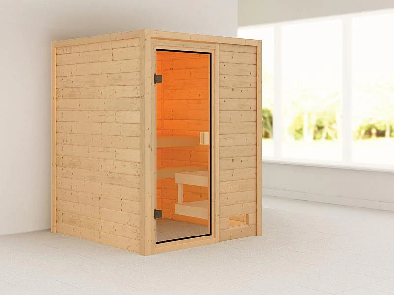 Karibu Sauna Sandra ohne Dachkranz 38 mm - Image 2