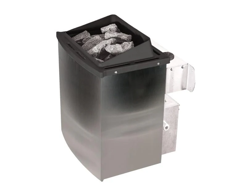 Karibu Sauna Siirin inkl. 9 kW Ofen integr. Steuerung mit klassischer Tür - ohne Dachkranz - - Image 5