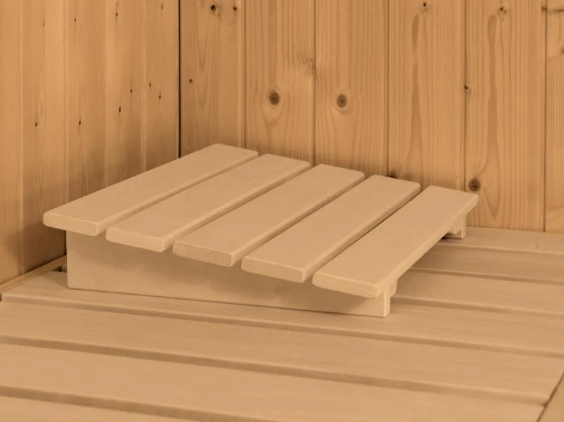 Karibu Sauna Siirin inkl. 9 kW Ofen integr. Steuerung mit klassischer Tür - ohne Dachkranz - - Image 7