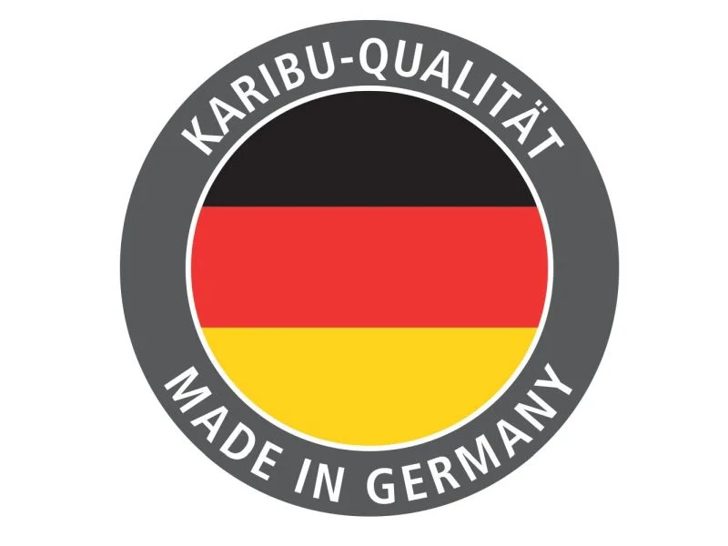 Karibu Sauna Sonara inkl. 9-kW-Ofen mit interner Steuerung, ohne Dachkranz, mit moderner Saunatür - Image 12