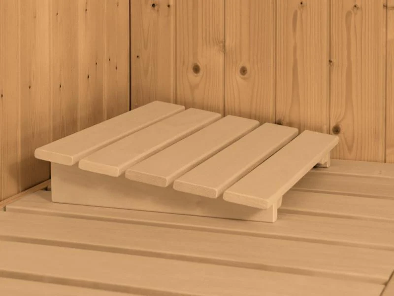 Karibu Sauna Taurin inkl. 9 kW Bioofen externe Steuerung, mit Energiespartür - ohne Dachkranz - - Image 8