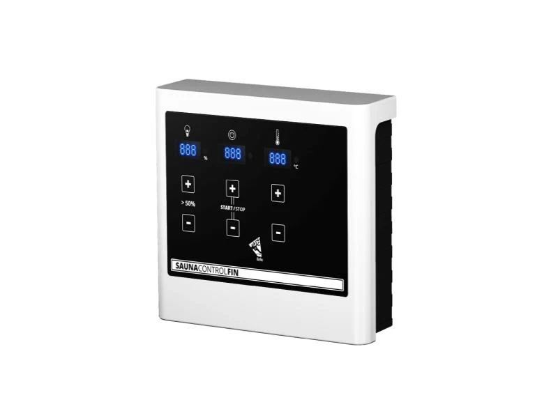 Karibu Sauna Taurin inkl. 9 kW Ofen ext. Steuerung,mit klarglas Ganzglastür - ohne Dachkranz - - Image 5