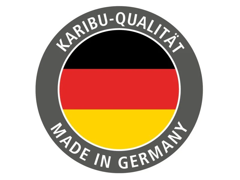 Karibu Sauna Taurin inkl. 9 kW Ofen externe Steuerung, mit Energiespartür - ohne Dachkranz - - Image 12