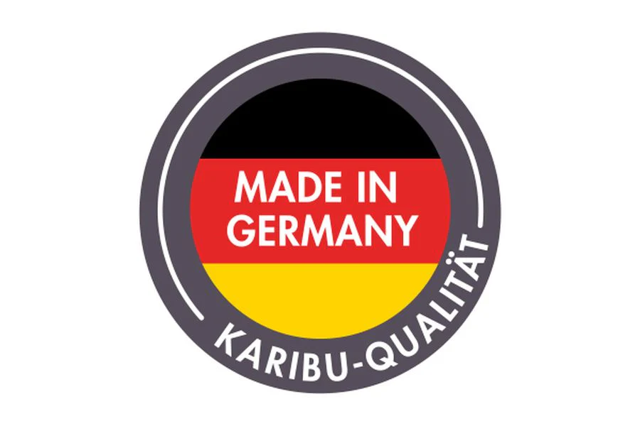 Karibu Saunahaus Caapi 2  38 mm - ohne Ofen - inkl. Klarglastür und Fußboden - Image 12