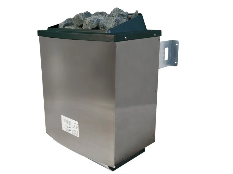 Karibu Saunahaus Hytti 1  38 mm terragrau- inkl. 9 kW Ofen ext. Steuerung - mit Energiespartür und F - Image 3