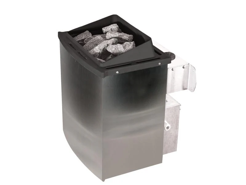 Karibu Saunahaus Hytti 1 38 mm, terragrau  - inkl. 9 kW Ofen integr. Steuerung - mit Energiespartür - Image 3