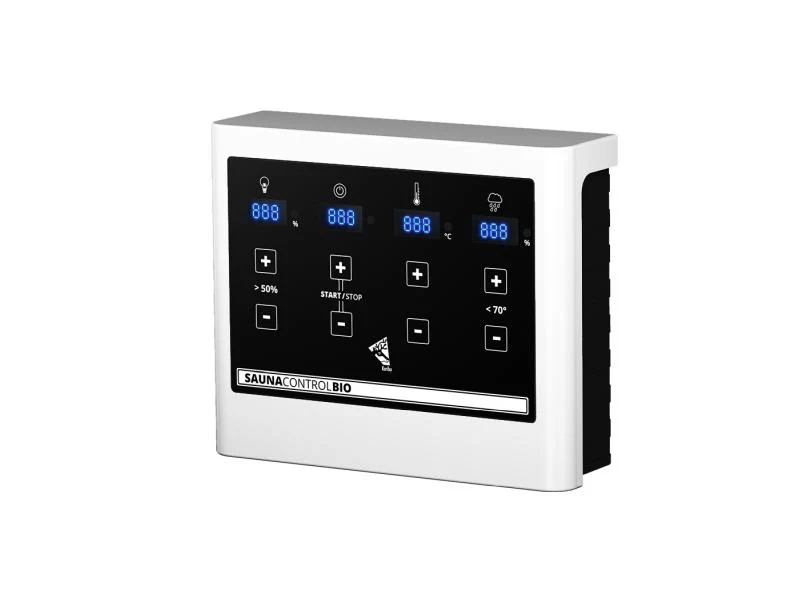 Karibu Saunahaus Hytti 2 38 mm,terragrau - inkl. 9 kW Bioofen ext. Steuerung - mit Energiespartür u - Image 5
