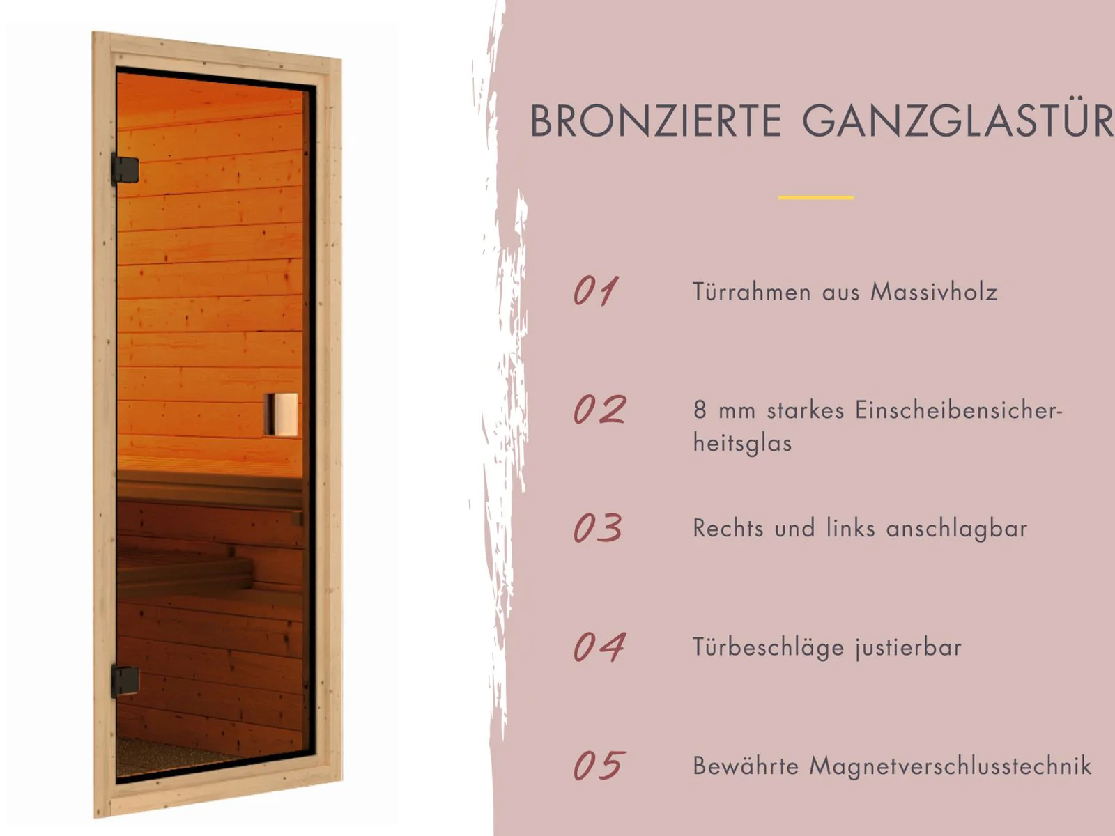 Karibu Saunahaus Mainburg 2 Set B terragrau, inkl. 9 kW Bioofen ext. Steuerung HUUM - Image 6