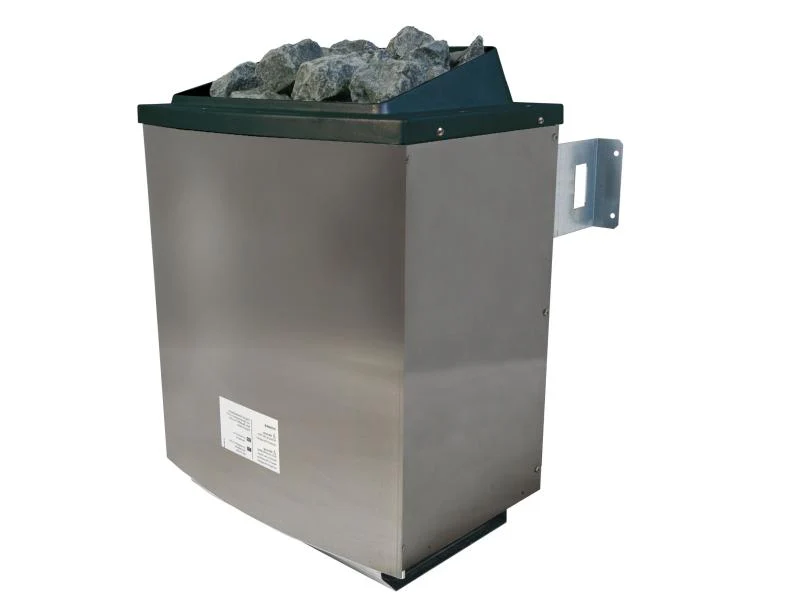 Karibu Saunahaus Miramar schwarz 73 mm inkl. 9 kW Ofen externe Steuerung mit Vorraum - Image 5