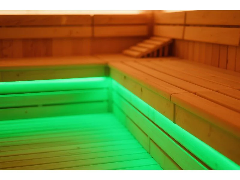 Karibu Saunalicht LED Schlauch 200cm Verlängerung Unterbankleuchte - Image 3