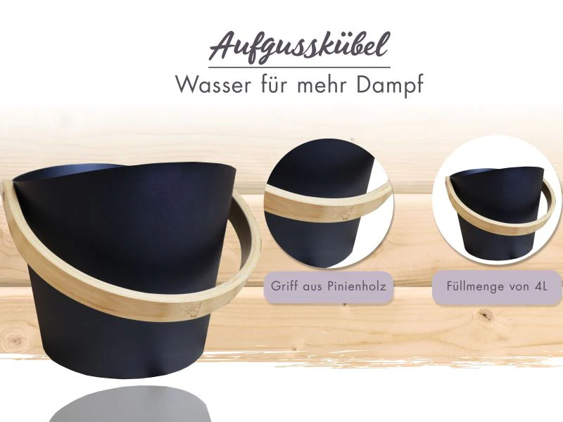 Karibu Saunazubehör-Set Premium 5-teilig - Image 2