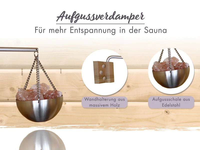 Karibu Saunazubehör-Set Premium 5-teilig - Image 4