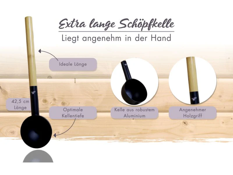 Karibu Saunazubehör-Set Premium 5-teilig - Image 6