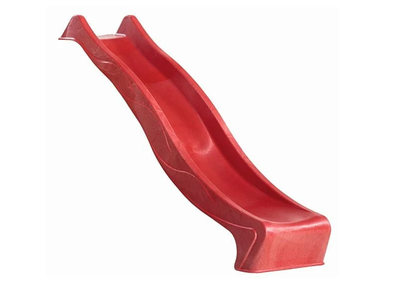 Karibu Spielturm Lotti- Doppelschaukel mit Klettergerüst, Netzrampe und Rutsche in rot - Image 6