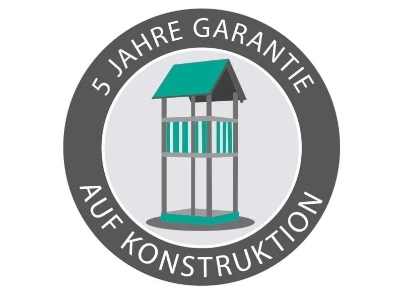 Karibu Spielturm Lotti- Doppelschaukel mit Klettergerüst, Netzrampe und Rutsche in rot - Image 9