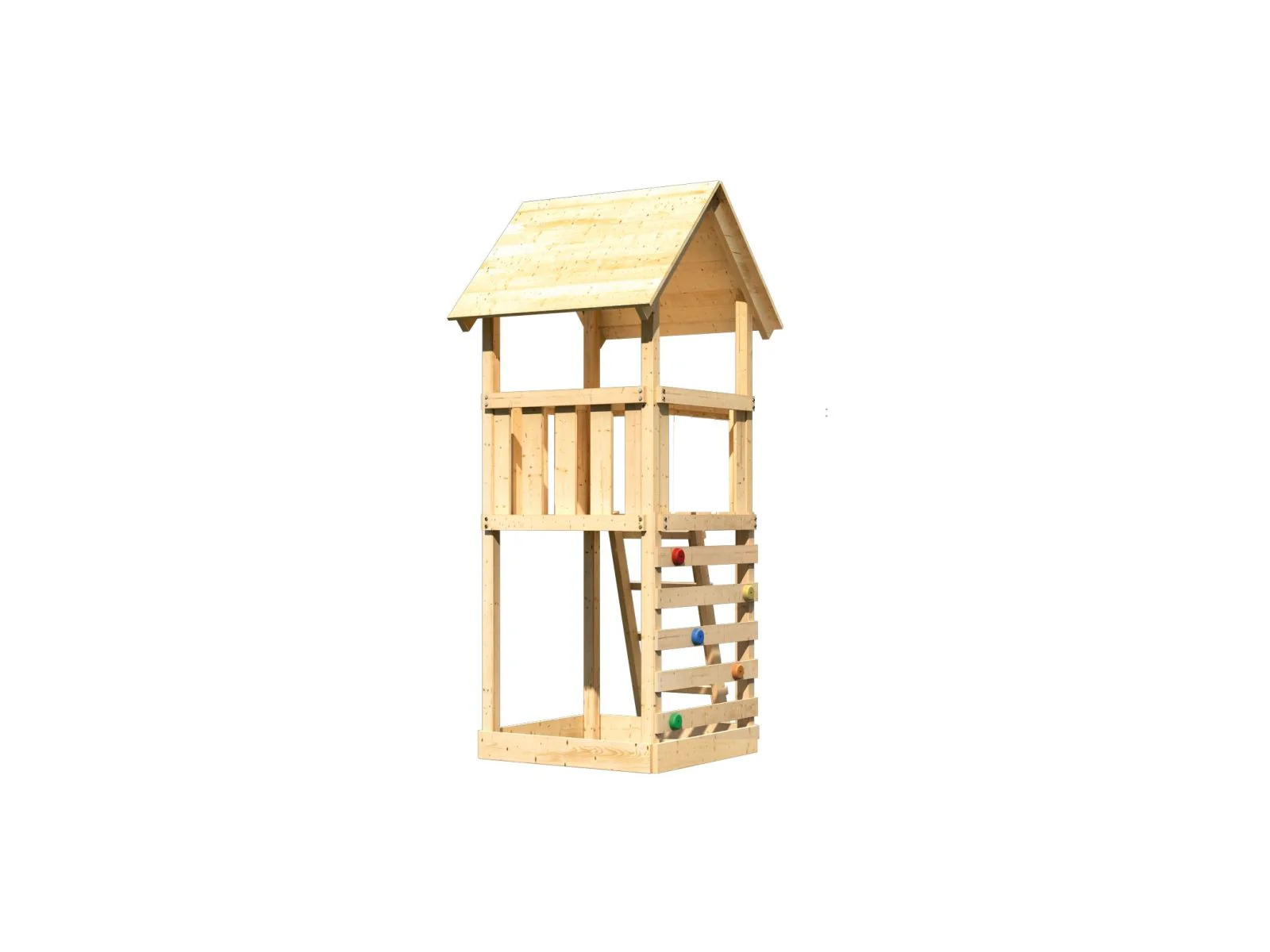 Karibu Spielturm Lotti mit Kletterwand - Image 4