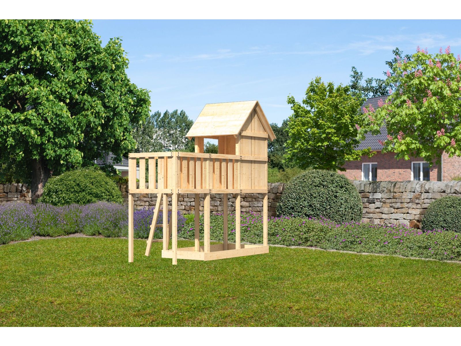 Karibu Stelzenhaus Frieda + Anbauplattform