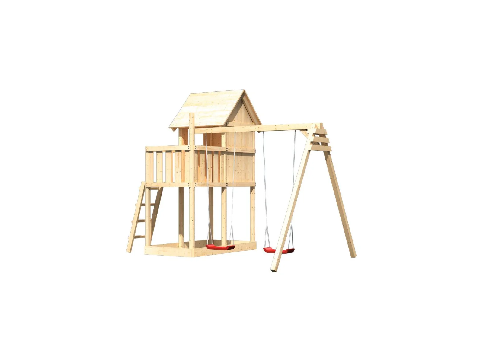 Karibu Stelzenhaus Frieda + Doppelschaukel - Image 4
