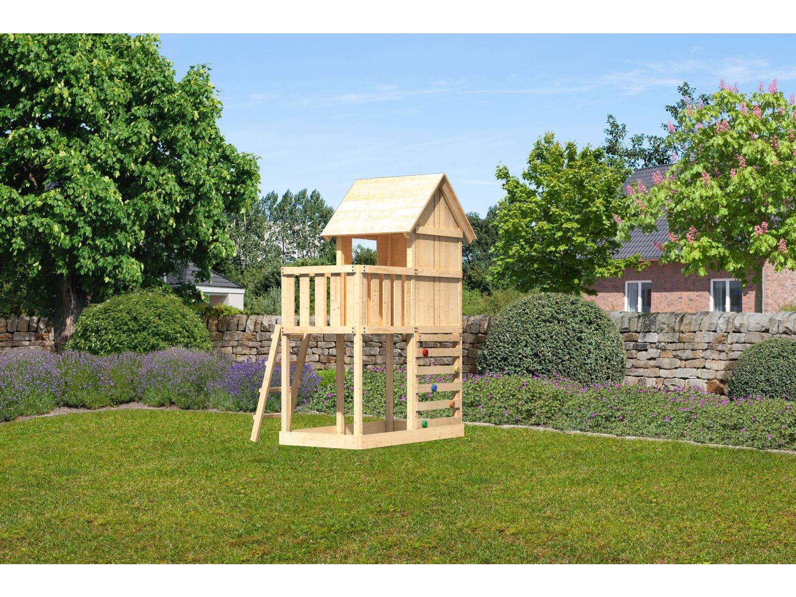 Karibu Stelzenhaus Frieda + Kletterwand