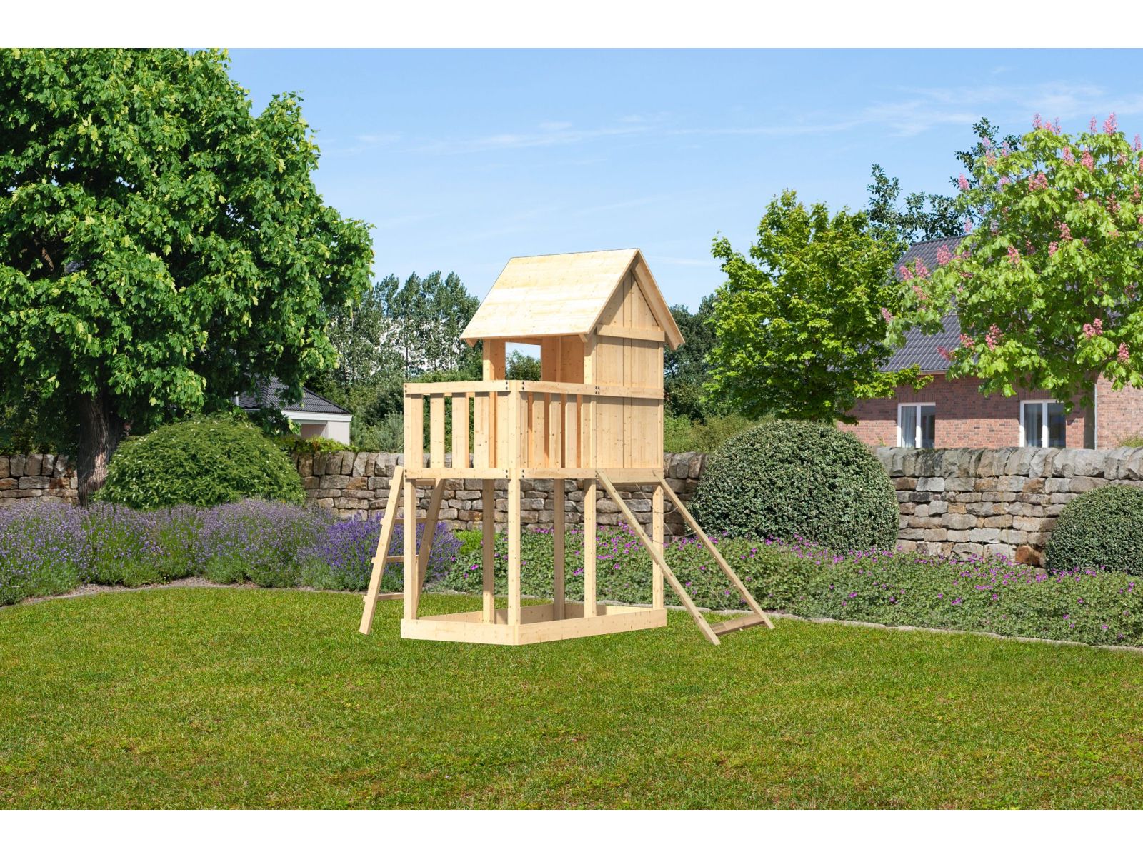 Karibu Stelzenhaus Frieda + Netzrampe