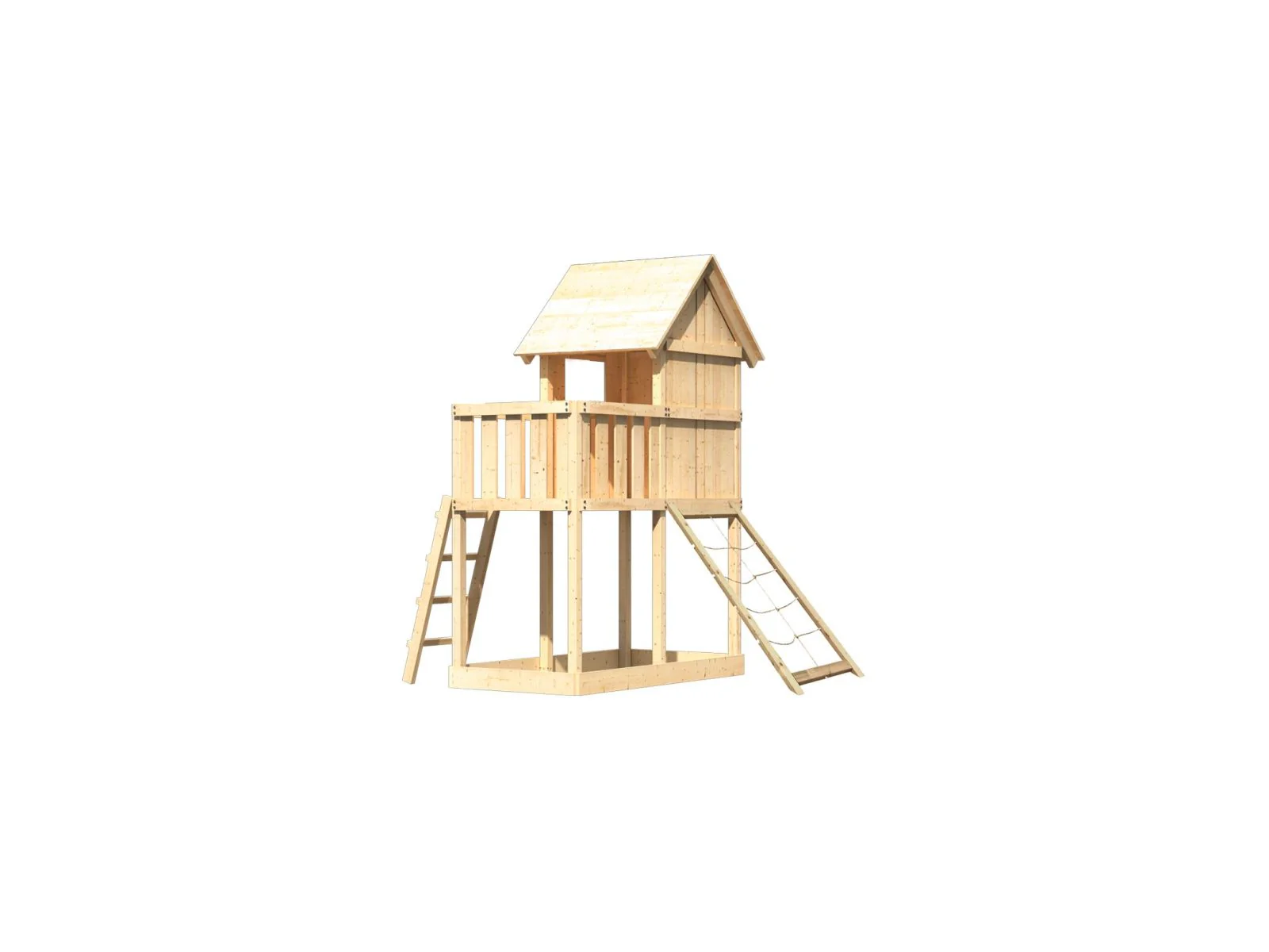 Karibu Stelzenhaus Frieda + Netzrampe - Image 4