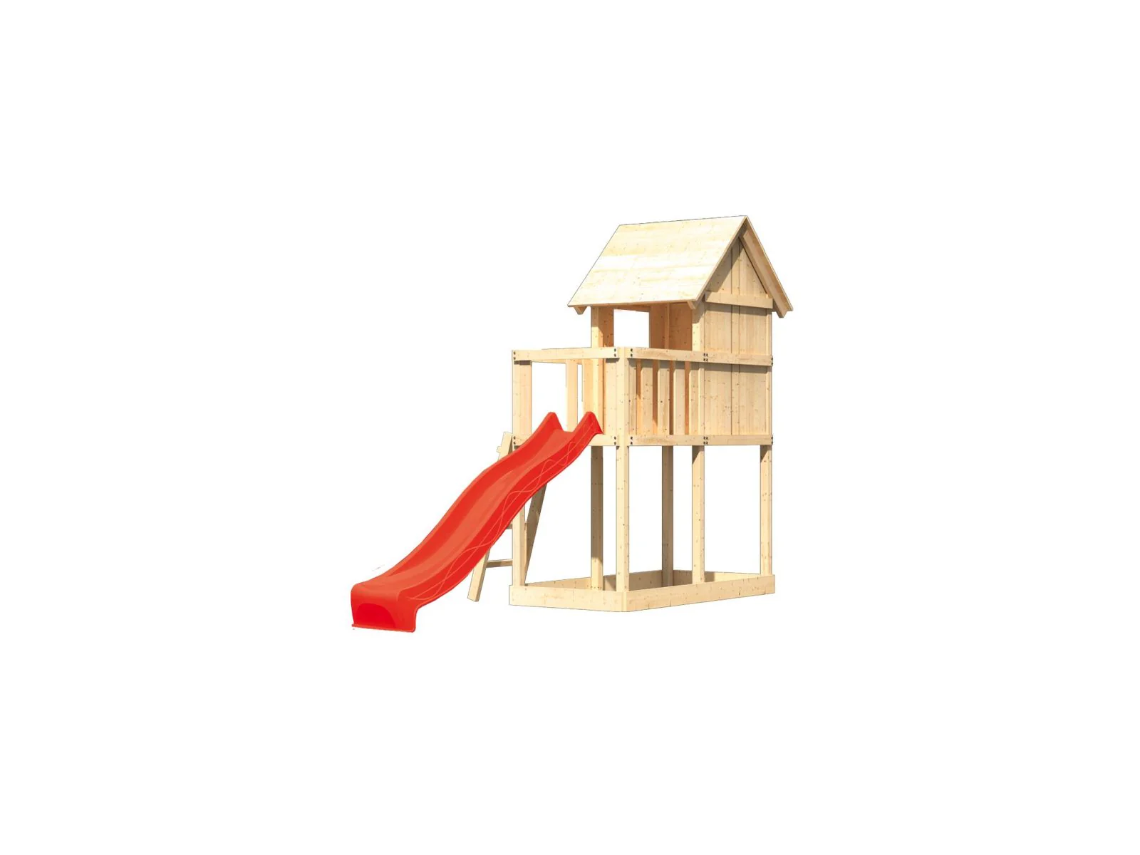 Karibu Stelzenhaus Frieda + Rutsche rot - Image 5