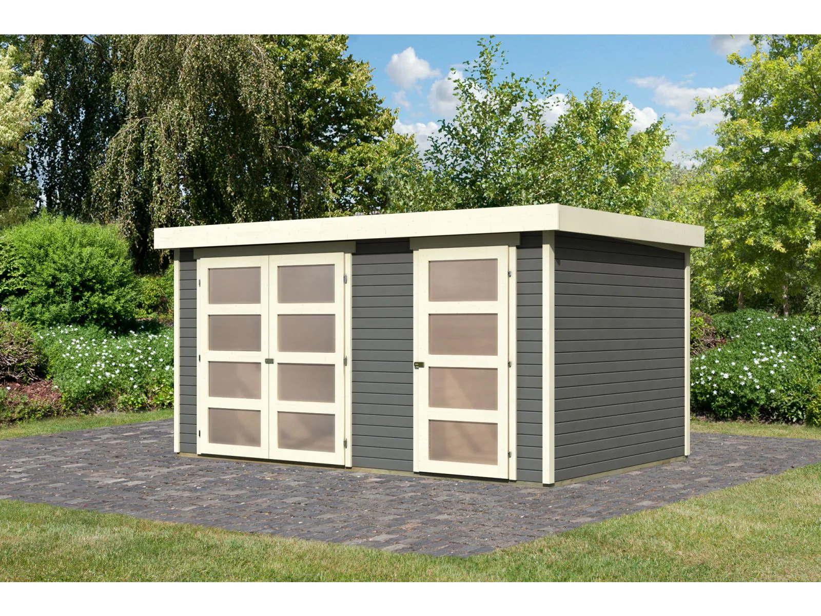 Karibu Systemhaus Mühlentrup 2 terragrau 19 mm - Image 2